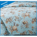 Sea Animal Printed Polyester Gestepptes Bettwäscheset